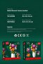 Dahlia Blossom Flowers with Vase Building Block Set 409 Pieces - 5