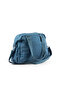 Large Size 37 cm Crinkle Water Repellent Lightweight Fabric Multi-Compartment Mother School Travel Shoulder Bag Blue 1450 - 4