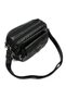 Ss 010 Women's Faux Leather Cover 4-Compartment Lightweight Shoulder Bag Black - 6