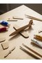 Wooden Paintable Airplane Model Set of 10 |   Montessori Activity Coloring Toy |   Kindergarten Hobby and Art Activity - 7