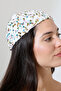Colorful Sequined Hand Knitted Bandana – Handmade Tie-On Hairband - 4