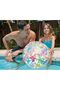 Inflatable Beach Ball - Starfish Patterned Pool Ball - Children's Garden Play Ball - Beach Ball Star Patterned 51 Cm. - 2