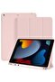 iPad 10.2 Case - Compatible with iPad 9th, 8th, and 7th Generation - Auto Wake & Sleep Cover with Pencil Holder (Pink)
