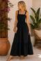 Women's Summer Strappy Gipeli Layered Dress 135cm