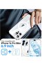 iPhone 16 Pro Max Case (6.9”) - Includes 2X HD Screen Protectors & 1X Lens Protector, MagSafe Compatible, Military-Grade Protection - Clear - 2