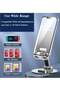 Portable Foldable Phone Stand, 360 Degree Rotation, Height Adjustable, Cell Phone Holder - White - 2