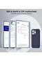 iPhone 15 Pro Max Shockproof Case with 2 Screen Protectors, Liquid Silicone Rubber - Navy Blue - 5