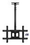 Universal TV Ceiling Mount Bracket - VESA600x400mm, Fits 32-75in Up to 50Kg - Black