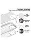 Compatible with iPhone 15 Pro Max Liquid Silicone Full Body Shockproof Protective Case - White - 3