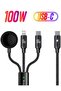 3-in-1 Charging Cable with 100W Wireless Charger for Apple Watch