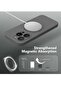 iPhone 15 Pro Max Silicone Case, MagSafe, Camera Protection, 2X Screen Protectors, Dark Gray - 4