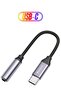 YAU19 Type-C to 3.5mm Audio Adapter Cable(Grey)