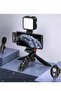 Smartphone Vlogging Kit w/ Tripod Fill Light Microphone Phone Clip for iPhone & Remote - 5