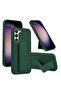 Durable Samsung Galaxy S25 Case with Magnetic Car Mount Kickstand, Premium Silicone Design, and Versatile Vertical & Horizontal Hand Strap for 6.2-Inch Phone
