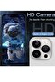 Camera Lens Protector for iPhone 15 Pro 6.1-Inch and iPhone 15 Pro Max 6.7-Inch, 9H Tempered Glass Metal Individual Ring Cover, HD Clear, 3-Pack (White) - 4
