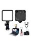 AY-83 LED Pocket RGB Video Clip Light – Compact Rechargeable Fill Light for Mobile Phones, Cameras, Laptops