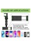 Multifunctional Rearview Mirror Phone Holder with 360 Degrees Rotating - 3