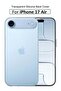 Case Cover For iPhone 17 Air - Ultra Clear Flexible Shockproof Silicone Back Cover with Raised Edge Bump Protection | Anti-Scratch Transparent Slim Lightweight Design - Clear