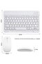 Ultra-Slim Bluetooth Keyboard and Mouse Combo Rechargeable Portable Wireless Keyboard Mouse Set - 3