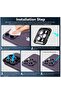 Camera Lens Protector for iPhone 14 Pro (6.1") & 14 Pro Max (6.7"), 9H Tempered Glass Metal Ring Cover - 2