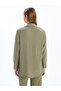 Textured Oversize Women's Shirt Tunic - 4