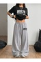 Unisex Brooklyn Printed Oversize Tshirt and Baggy Sweatpants - Summer Two-Piece Tracksuit Set