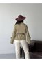 Premium Trench Coat with Stand Collar, Belt, and Button Detailing - 5