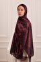 Spring Canvas Patterned Soft Shawl Cherry Rot - 6