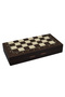 Wooden Foldable Chess and Checkers Set with Plastic Pieces - 7