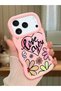 iPhone 17/18 Pro Compatible Case with Camera Protector Pink Silicone Couple Phone Case with Floral Pattern