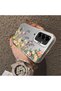 Samsung Galaxy A36 5g Compatible Silicone Edge Hard Back Case Couple Phone Case with Floral Pattern - 4