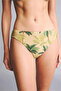Regular Fit Floral Glitter Fabric Bikini Bottom G7032Ax26Sm - 4