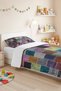 Patchwork Geometric Colorful Single Decorative Pique Set-Retro Purple Mosaic 160X220Cm Bedspread - 6