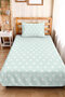 Yıldız Mint Young Room Single Decorative Pique Set - Pastel 160X220 cm Quilted Bedspread - 4