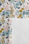 Blue Floral Botanical Young Room Single Pique Set - Yellow Gray 160X220 cm Quilted Bedspread - 7