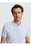 Baby Blue Slim Fit 100% Cotton Polo Collar Knitwear T-Shirt 50323873-Vr249 - 2