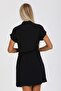 Yazlik Viscose Woven Thin Fabric Women's Dress with Belt - 5