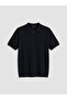 Rmz Gi̇yi̇m Farkiyla Devrik Roba Yaka Soft Touch Men's Knitwear T-Shirt - 6