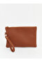 Beige Leather Look Women's Handbag (S6)