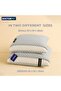 Block Sleeping Pet Bed Medium - Blue - Easy Clean Washable Dog & Cat Bed, with Premium Fabric and Non Slip Base – 60 x 50 x 10 cm - 3