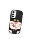 Samsung Galaxy A35 Compatible Case Camera Protective Black Silicone Couple Phone Case Cute Patterned - 3