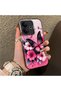 Vivo V60 Lite 5g Compatible Silicone Edge Hard Back Case Couple Phone Case Butterfly Pattern - 3