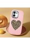 Oppo A6 Pro Compatible Case Camera Protector Pink Silicone Couple Phone Case Heart Pattern - 2