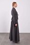 Black Waist Lace Detailed Skirt Set - 3