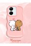 Vivo Y36 5g Compatible Case Camera Protective Pink Silicone Couple Phone Case Cute Pattern - 2