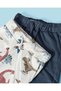 Infant Boy Ivory And Navy Dino Printed Active Pants Pack of 2 - 2