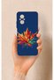 Realme 12 Lite Compatible Colorful Leaf Pattern Silicone Case