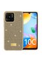 Xiaomi Redmi 10C Case Silicone Edged Stony Shiny Lux Diamond Cover