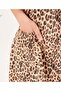 Women's 100% Cotton Wide Cut Patterned Front Pocket Thick Strap Square Neck Dress & Nightgown - 2