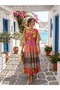 Women's Indian Ethnic Patterned Silk Dress